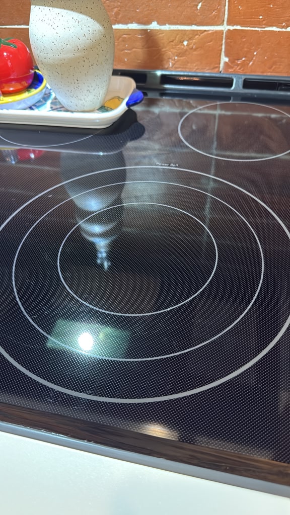 Cooktop after cleaning